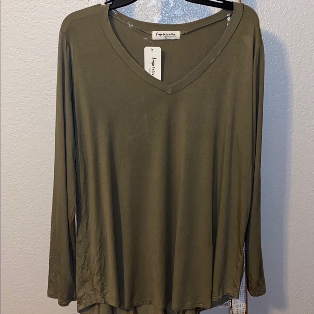 Long-Sleeve Loose Tunic